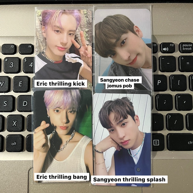 wts pc photocard eric sangyeon the boyz tbz thrilling chase bang splash kick jomus pob