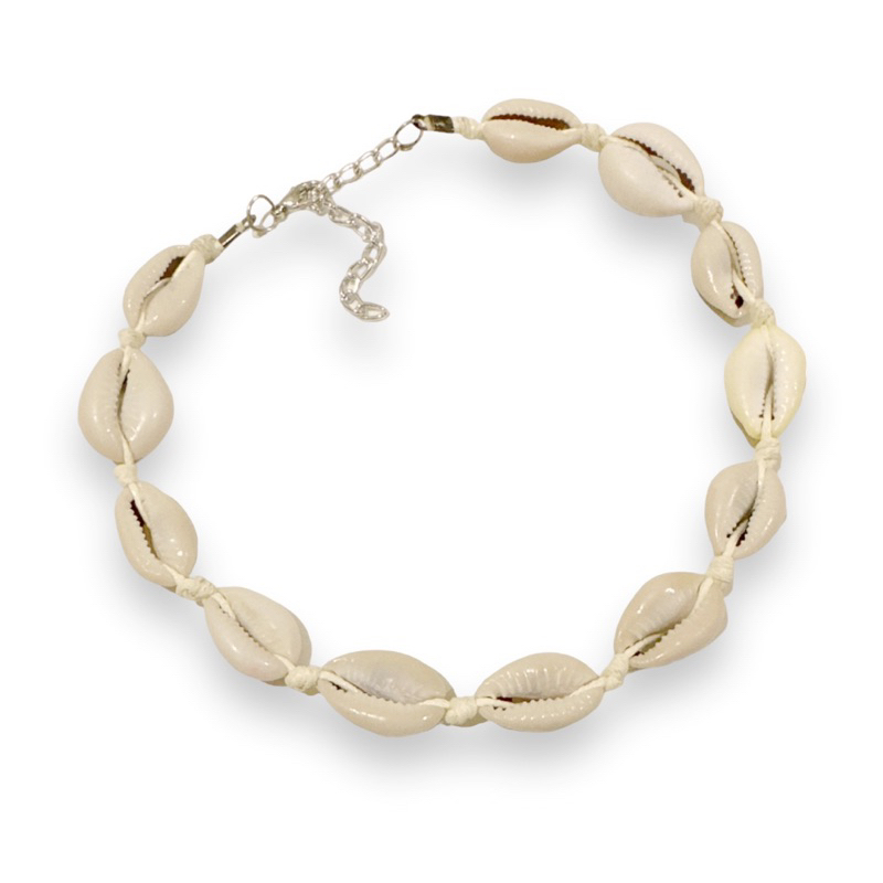 Kalung Tali Kerang Bali Bohemian Seashell Natural Shell Necklace Choker