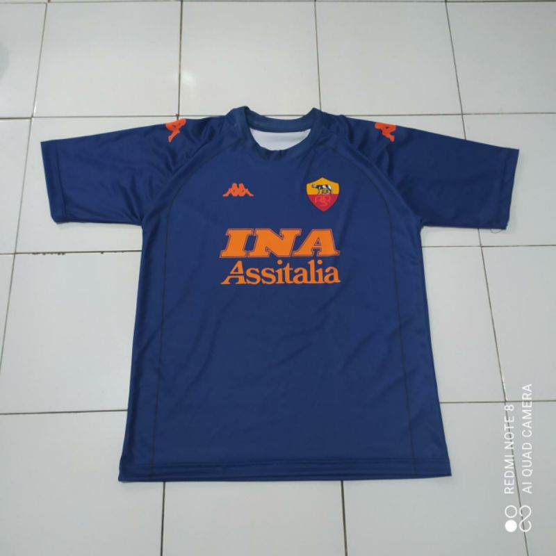 Jersey As Roma away - Full Printing - gratis Request Nama dan Nomor Punggung