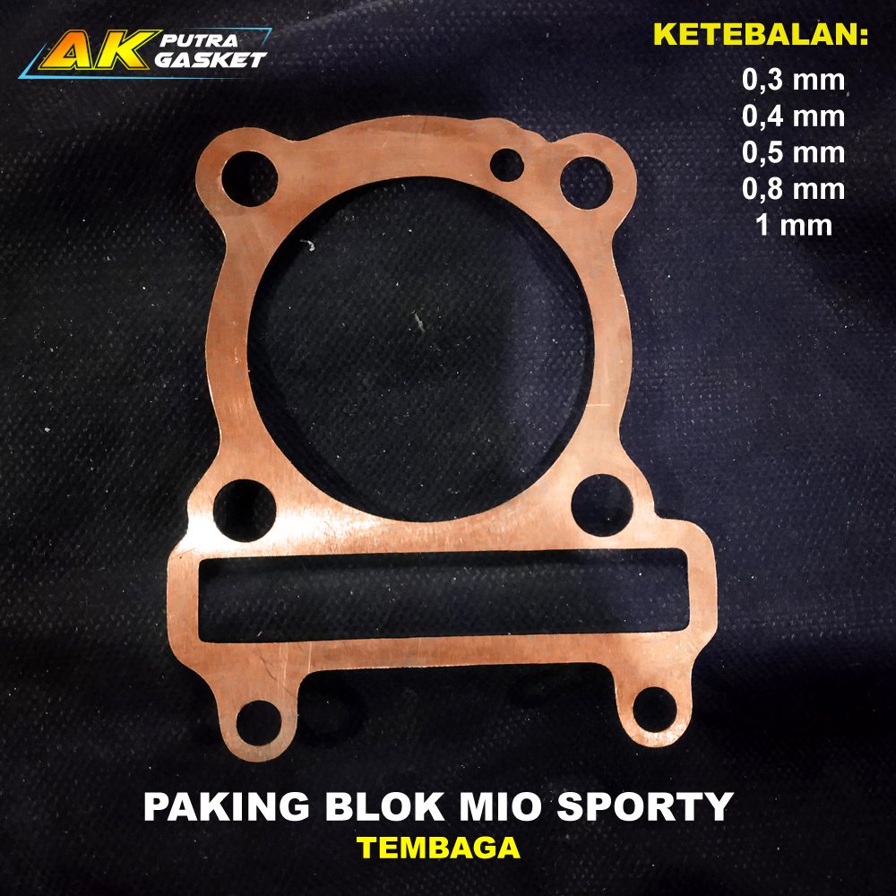 Paking Blok Mio Sporty Tembaga / Perpak Gasket Packing Yamaha Mio Sporty