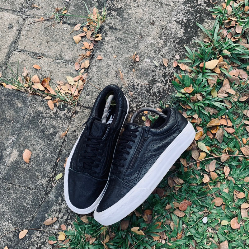 Vans Old Skool leather zip