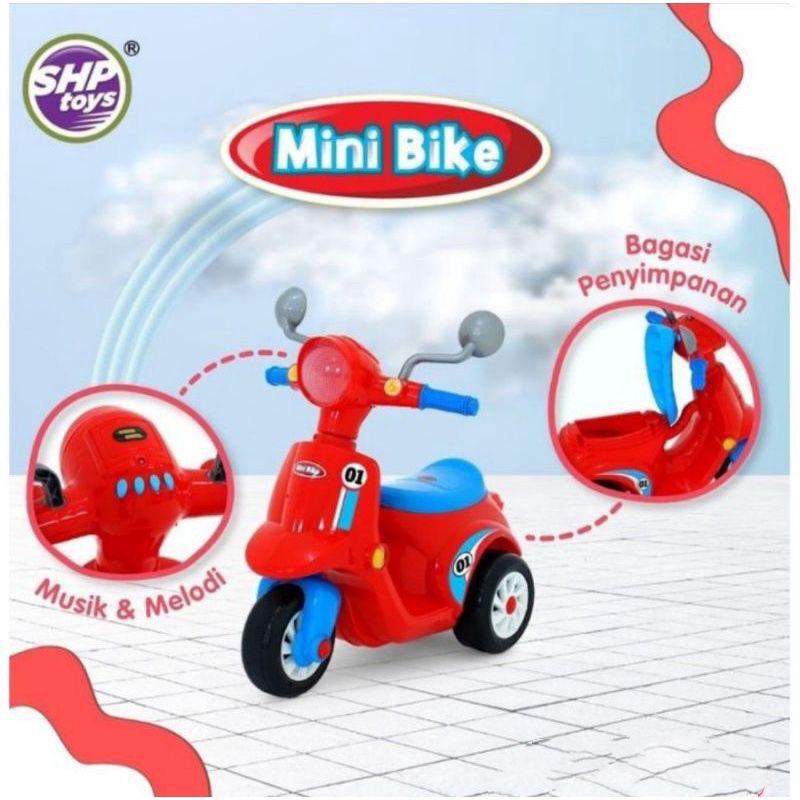 MAINAN ANAK SCOOTER MINI BIKE MB 691 MB691 SHP TOYS TERBARU