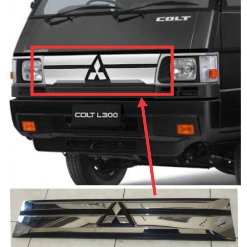 grill gril grille mitsubishi L300 Euro 4 chrome original