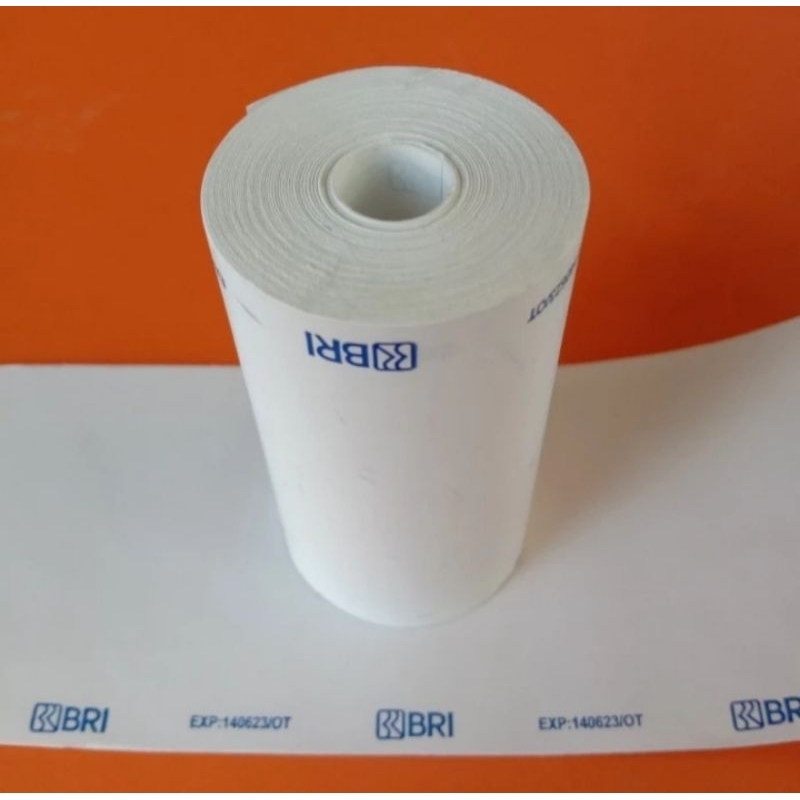 

Kertas thermal logo bank BRI 58x33 mm full tanpa tulang paket 100 pcs (1 Dus)