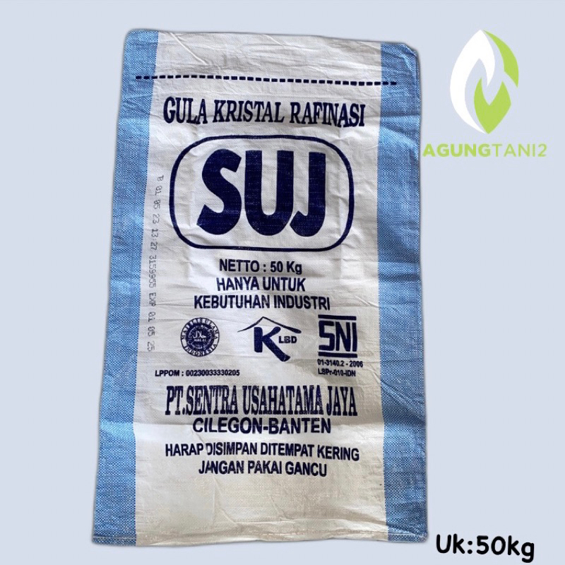 Karung bekas gula suj ukuran 50kg