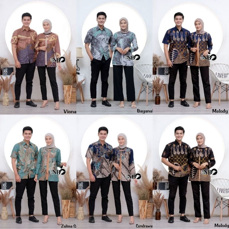 BATIK COUPLE - BLOUSE ATASAN BATIK NOTIF BATIK TIGA NEGRI BATIK PEKALONGAN