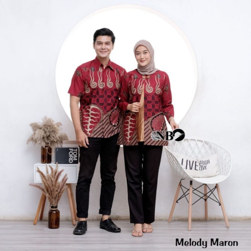 COUPLE BLOUSE BATIK M L XL XXL ( Original Pekalongan )