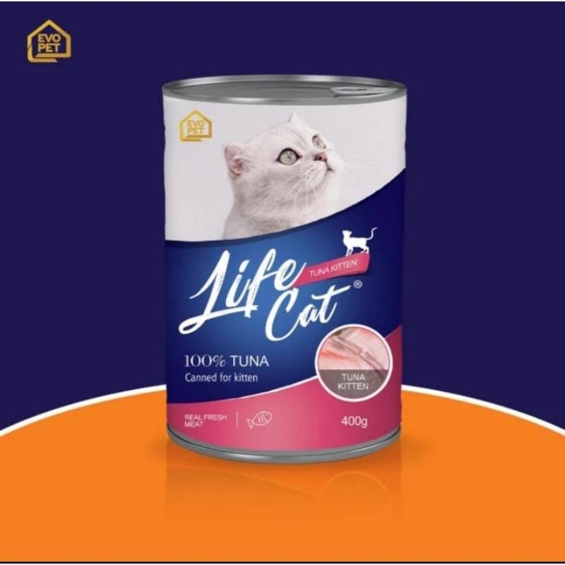 GOJEK LIFECAT / LIFE CAT Kaleng Per Dus/Box/Boks 400g 400 g 400gr - CHICKEN SALMON ADULT