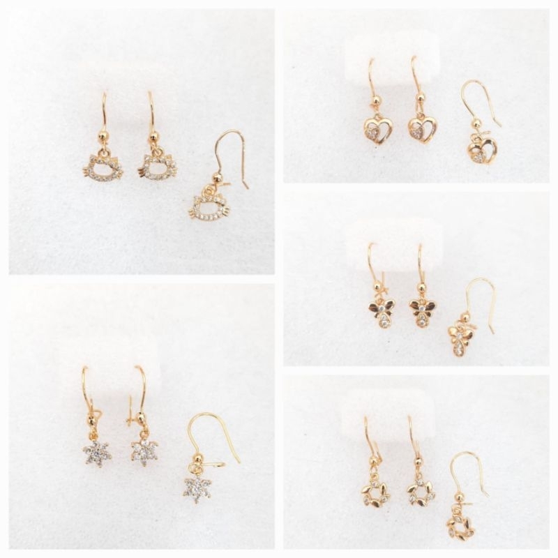 anting emas wanita dewasa