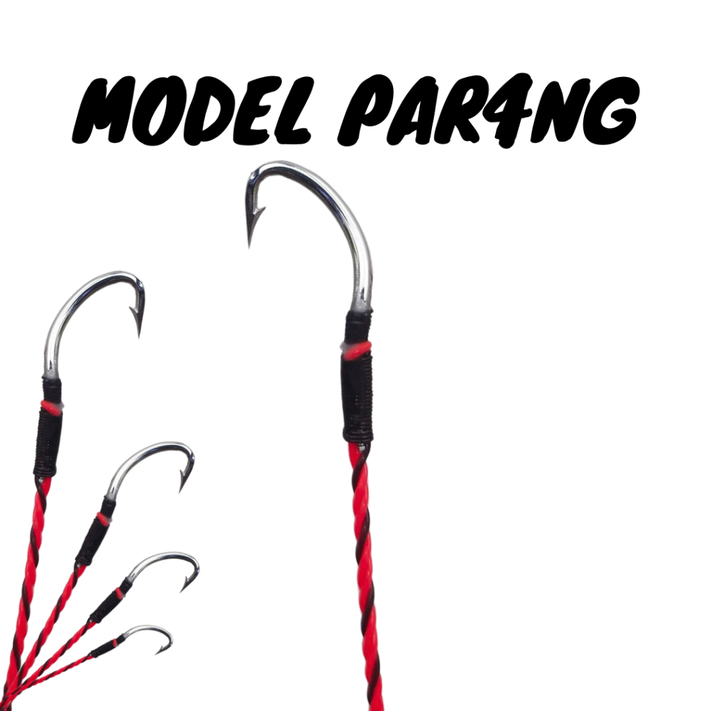 kail pancing, urek belut bahan baja putih, mata pancing super tajam, model par4ang, SIAP PAKAI