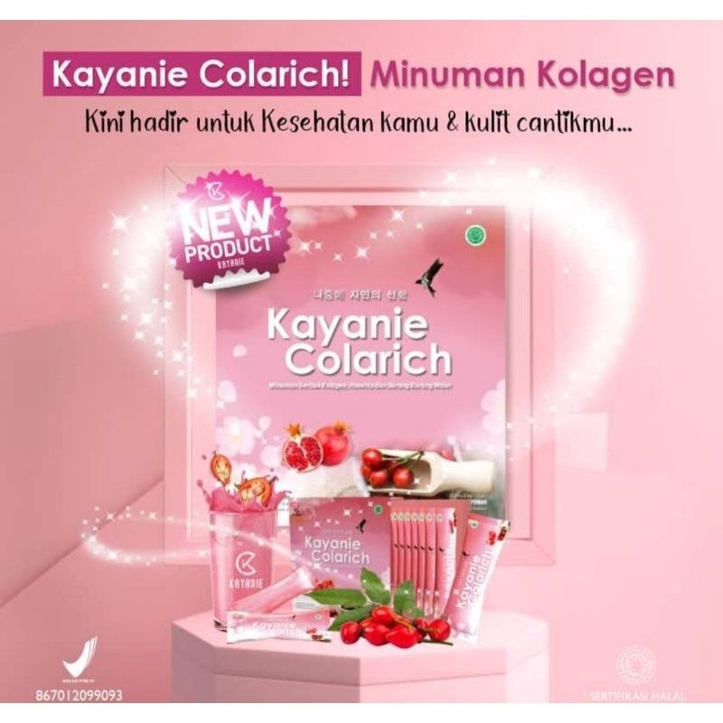 KAYANIE COLARICH/KAYANIE MINUMAN COLLAGEN/COLLARICH KAYANIE/KOLAGEN/COLAGEN HIGH PREMIUM