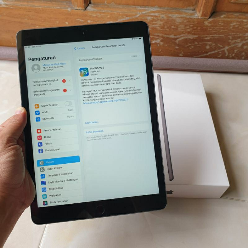 ipad 8 128gb wifi only second mulus lengkap