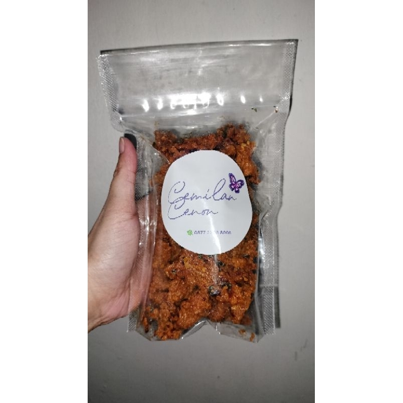 CMC- Kulit Ayam Crispy pedas daun jeruk 200gr