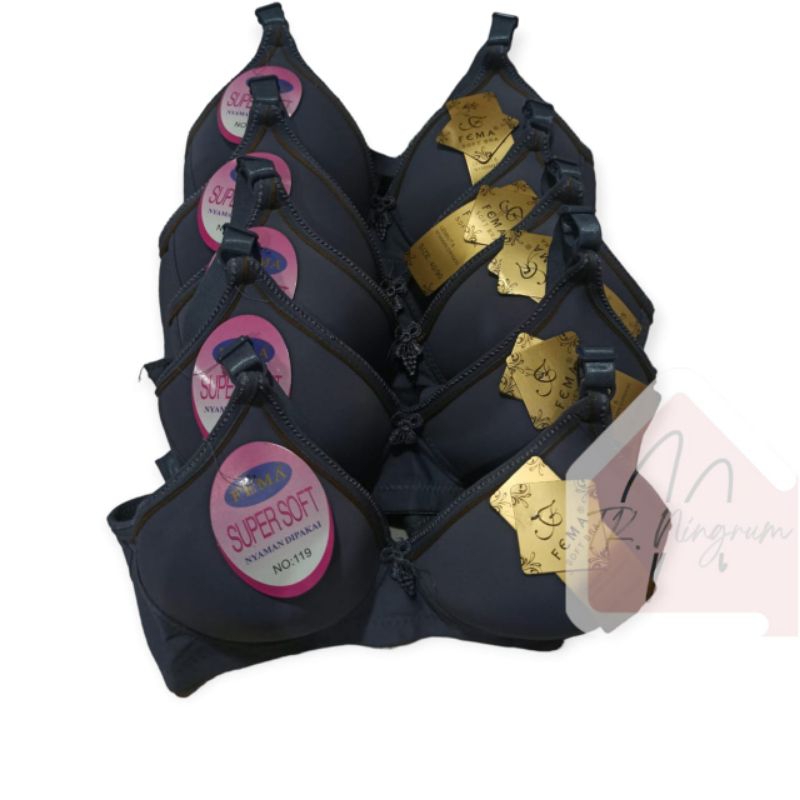 BH WANITA BRA WANITA FEMA POLOS TANPA KAWAT