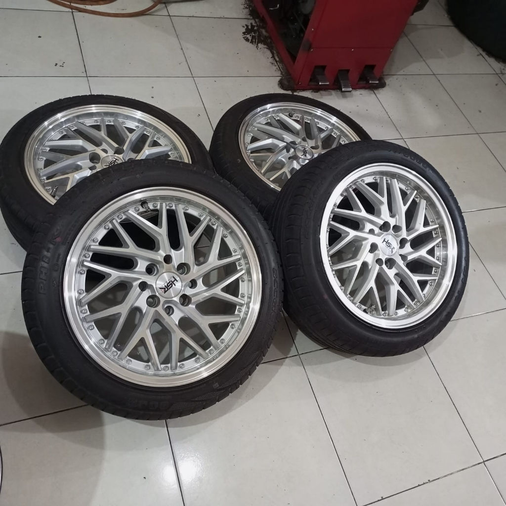Velg Bekas Hsr Wheel Ring 16 Ban 195 50 Buat Mobil Mirage, Etios, Sigra, Brio, Calya, Jazz, Yaris, I