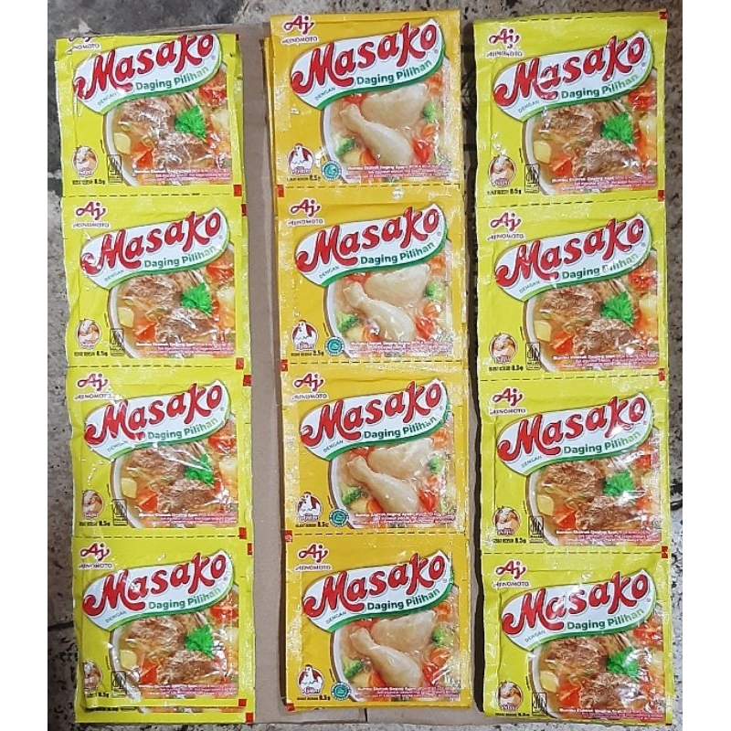 

Masko Rasa Ayam dan Rasa Sapi 8,5g (1,renceng isi 12 sachet)