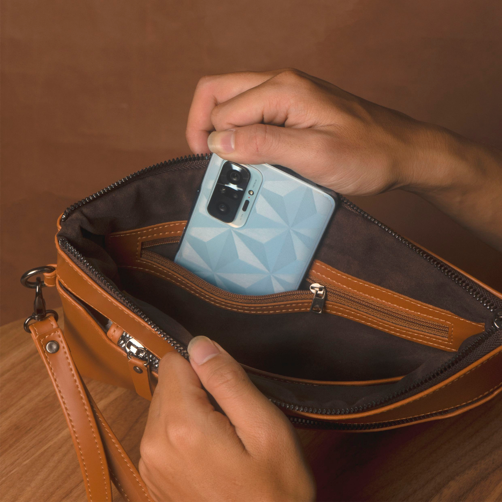 Clutch Tas Tangan Pria Hand Bag Fashion Cowok Terbaru Bahan Kulit Premium - AROSA HANDBAG