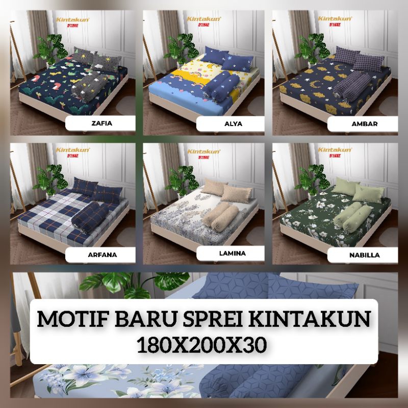 SPREI KINTAKUN 180X200 TINGGI 30 CM / TINGGI 30 CM SPREI KINTAKUN 180X200