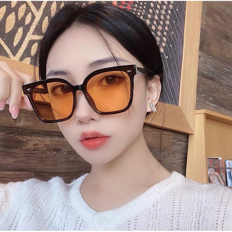 KACAMATA G SAL ORANGE FRAME KACAMATA FASHION KOREA KACAMATA ORANGE PRIA KACAMATA ORANYE FASHION COUP