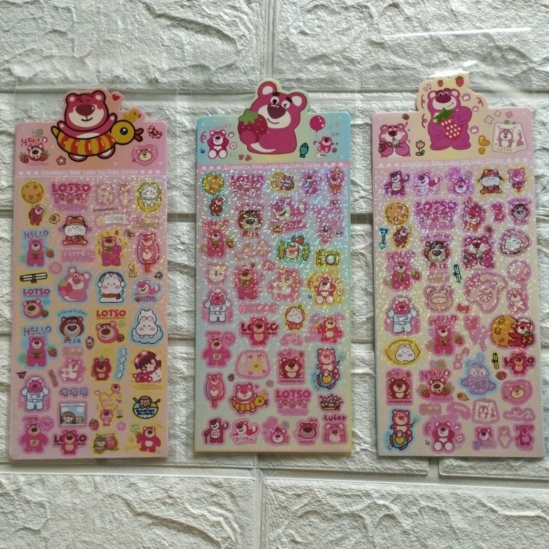 

sticker hologram lotso dan mixue