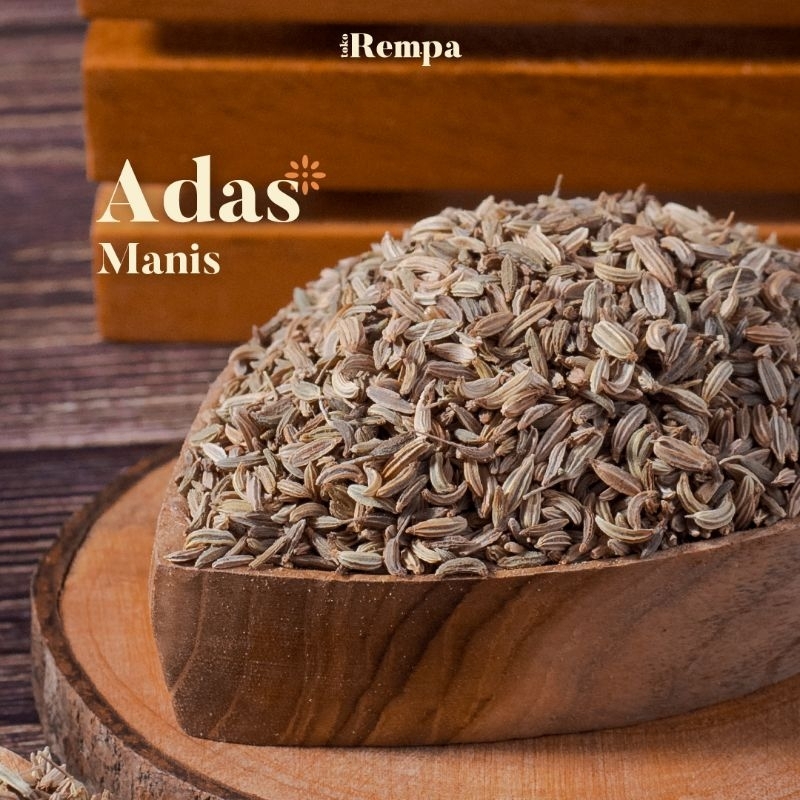 

Adas Manis Biji / Fennel Seed 1kg