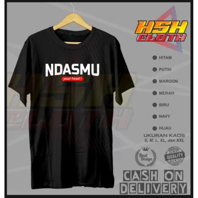 KAOS NDASMU BAJU DISTRO NDASMU KATA KATA JAWA