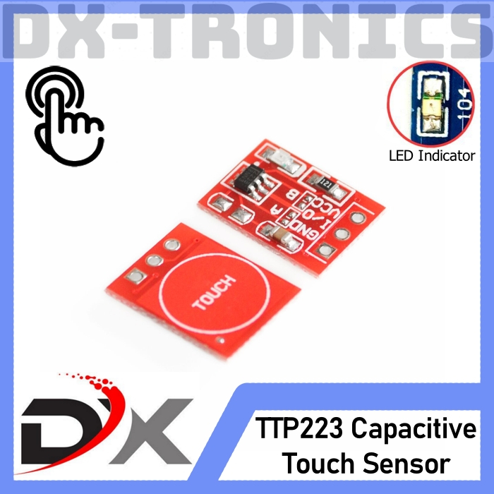 TTP223 Touch Sensor Capasitive Saklar Sentuh kapasitif