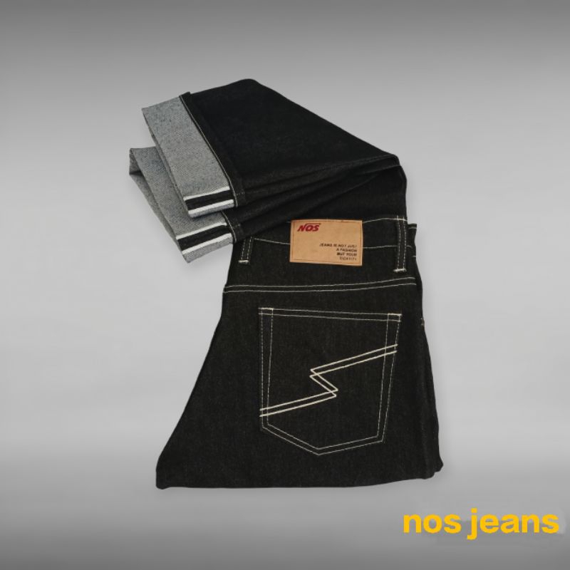 selvedge black zeus 14 oz