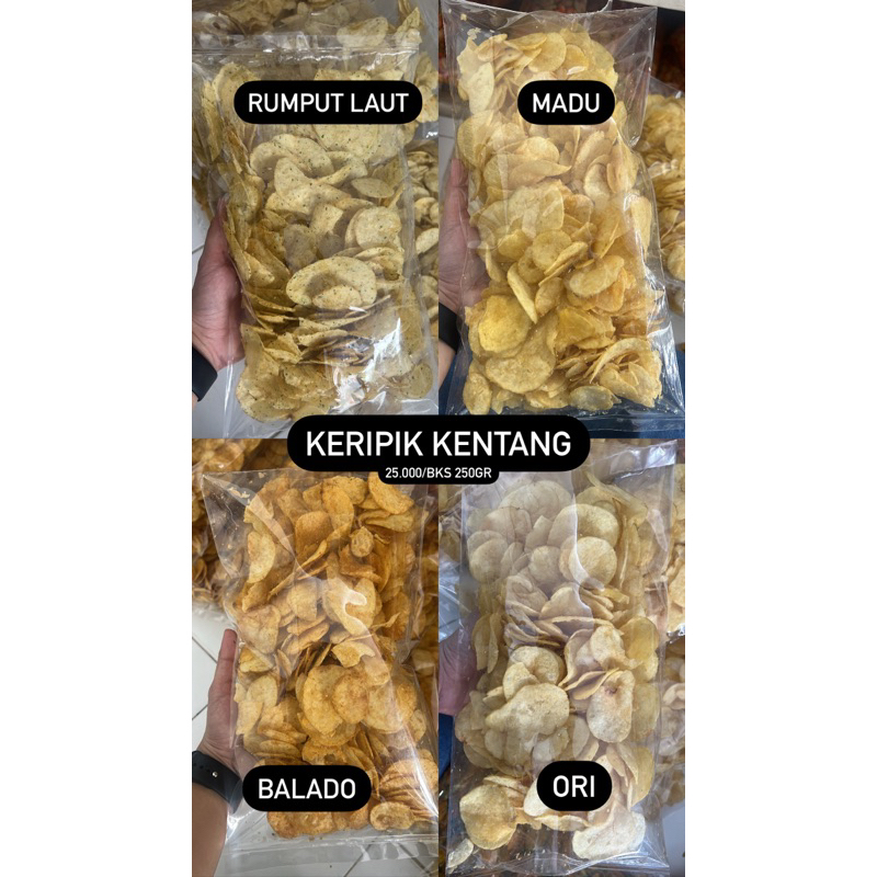 

Keripik Kentang All variant 250gr