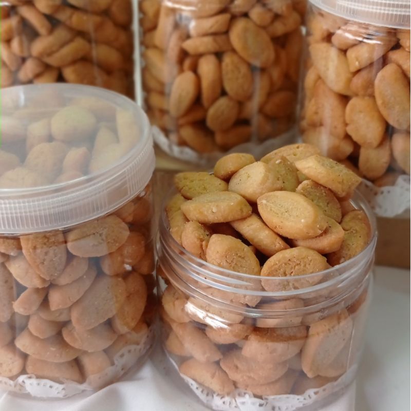 

Biji Ketapang 450gr toples 500ml | cemilan mami azmi