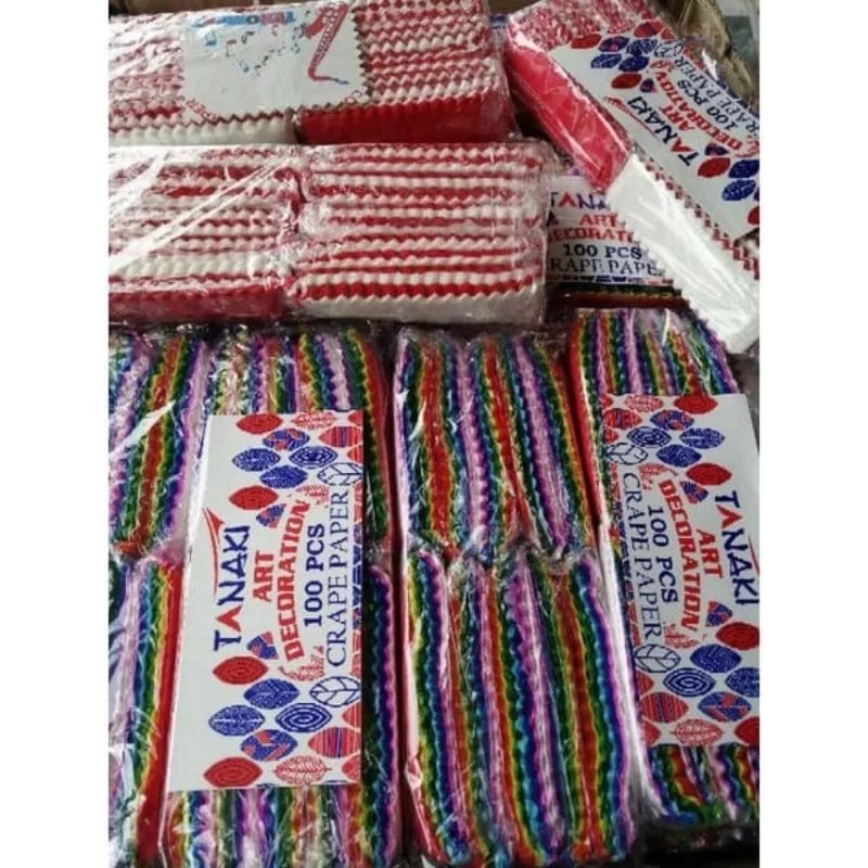

Kertas Krep potong 10pak / kertas ulang tahun