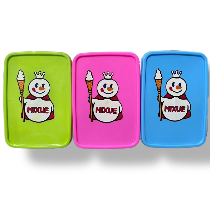 Tepak Makan Mixue | Kotak Makan Toples Mixue