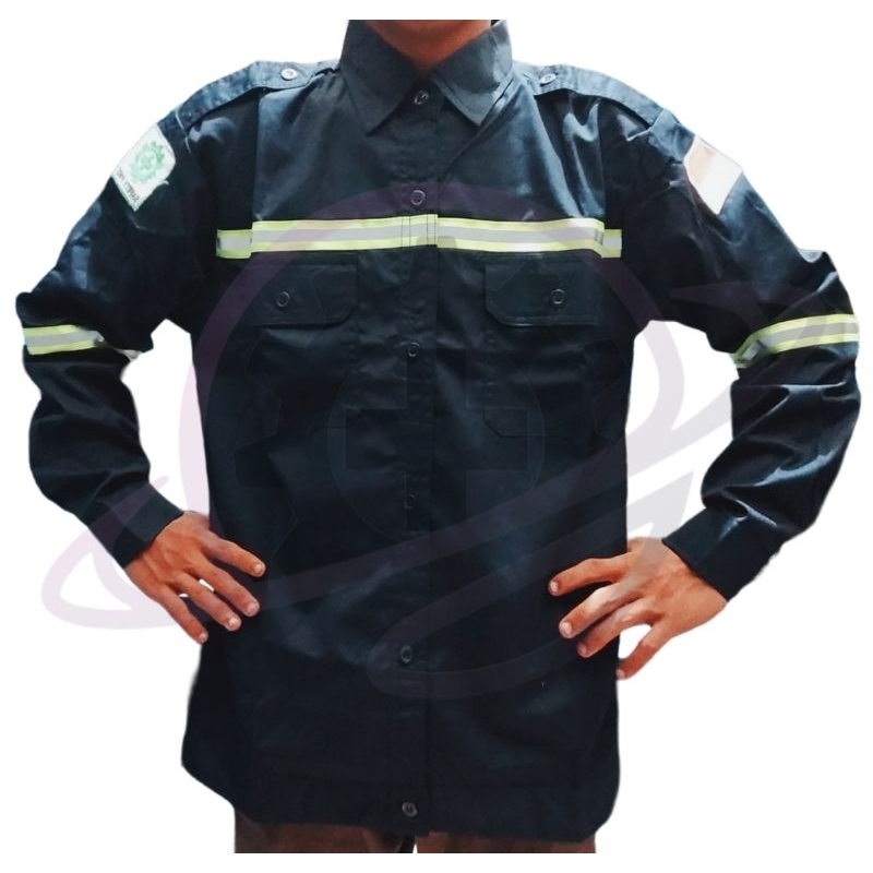 Wearpack Safety Proyek Scotlight Hijau Kemeja Safety Proyek Lapangan