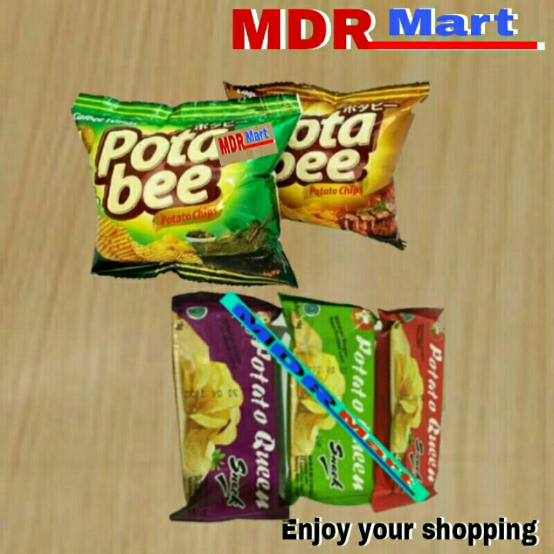 

POTATO QUEEN/POTABEE 1 PACK ISI 10 x 18gr