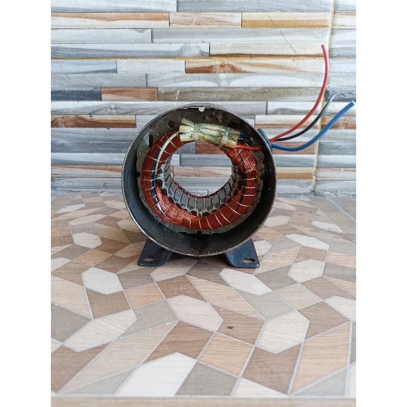 Dinamo Sepul / Gulungan Stator Pompa Air Shimizu + Body Cover / Rumah Dinamo Pompa Air Shimizu
