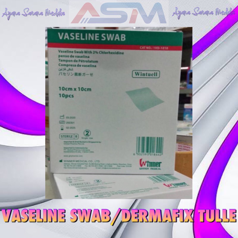 VASELINE SWAB ISI 10 PER BOX