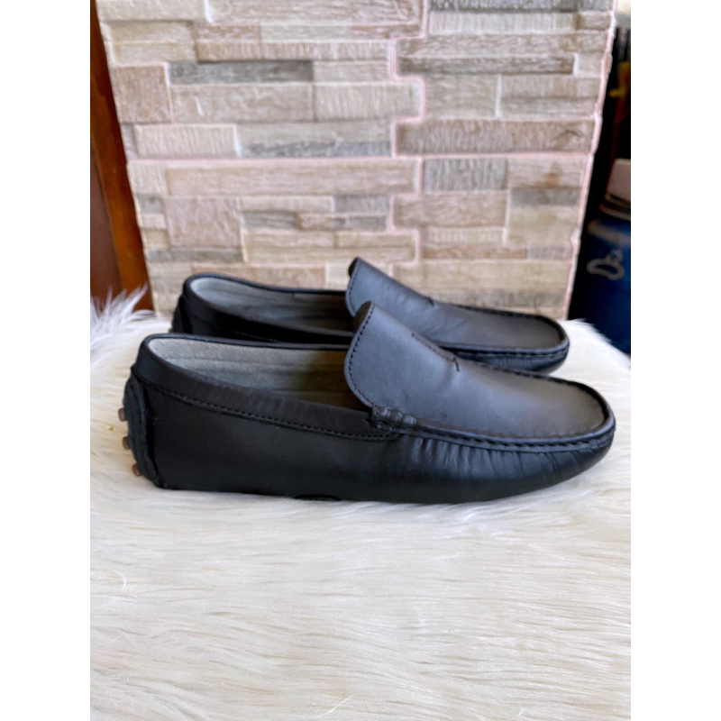 PSPGN.CO | ORIGINAL BRAND DONATELLO MCS IN BLACK SEPATU KULIT PRIA LOAFER MOKASSIN SANTAI SLIP ON FO
