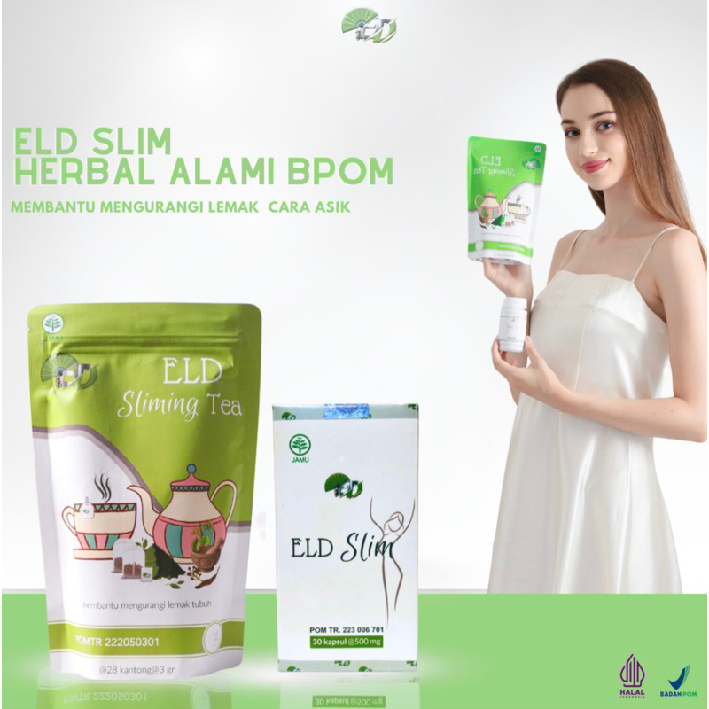 ELD SLIM || ELD TEA SLIM || ELD SLIM KAPSUL || HERBAL ALAMI BPOM