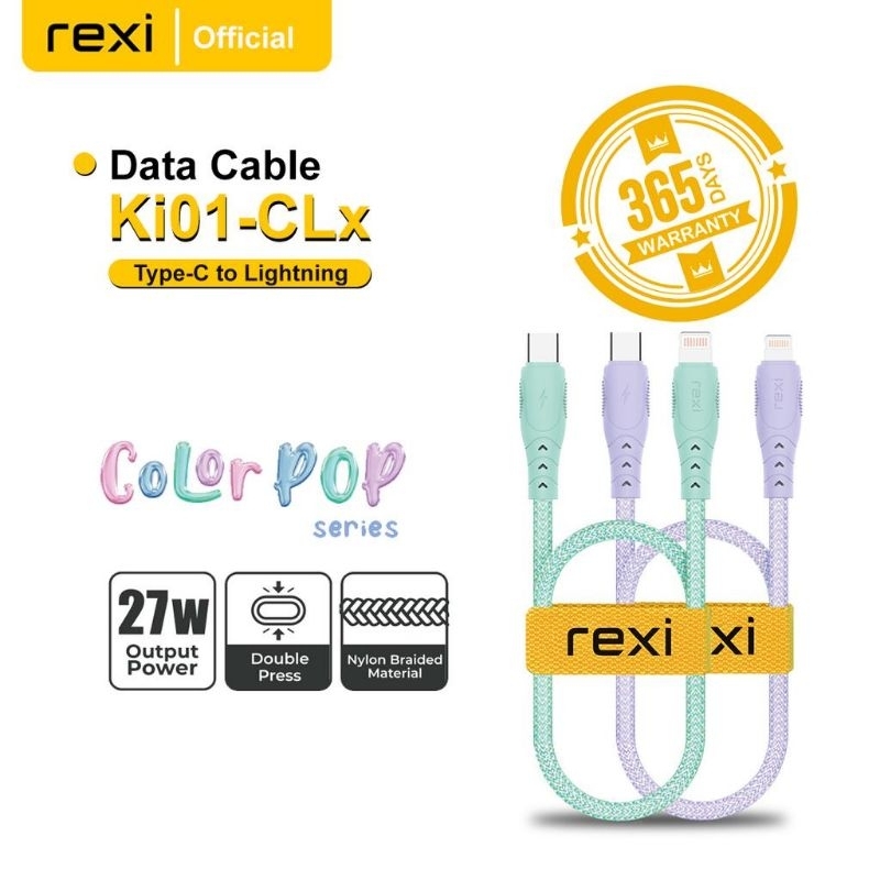 Rexi Ki01-CL Kabel Data Type-C to Lightning