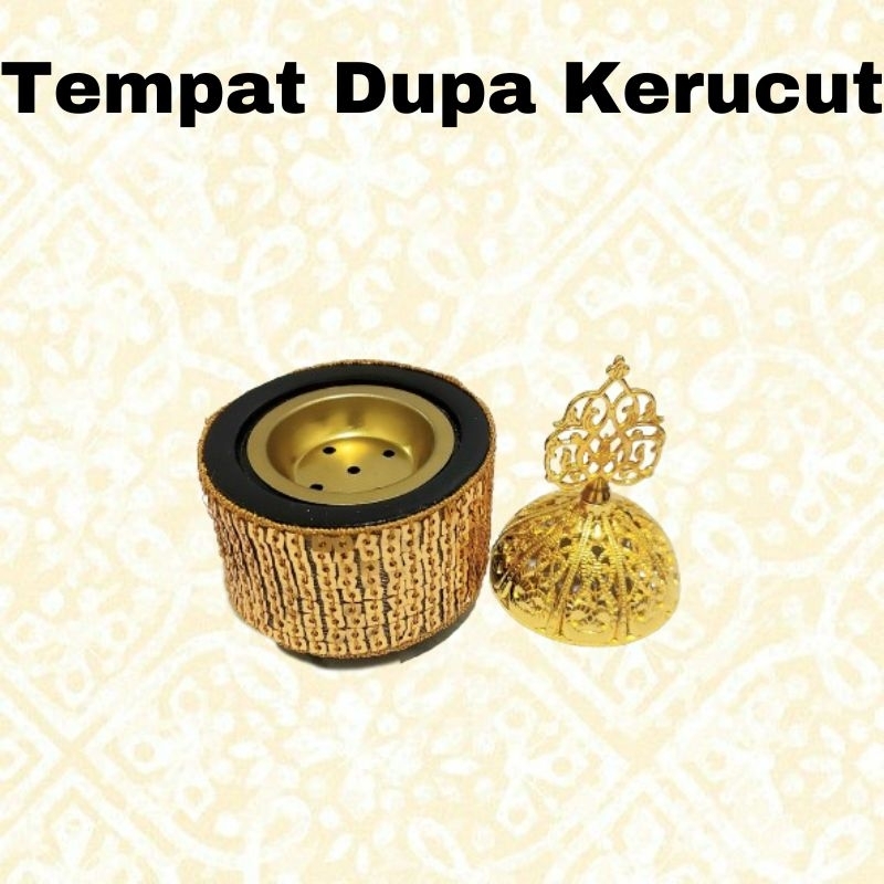 Tempat Bakar Dupa Kerucut Artisan Series Royal Gold