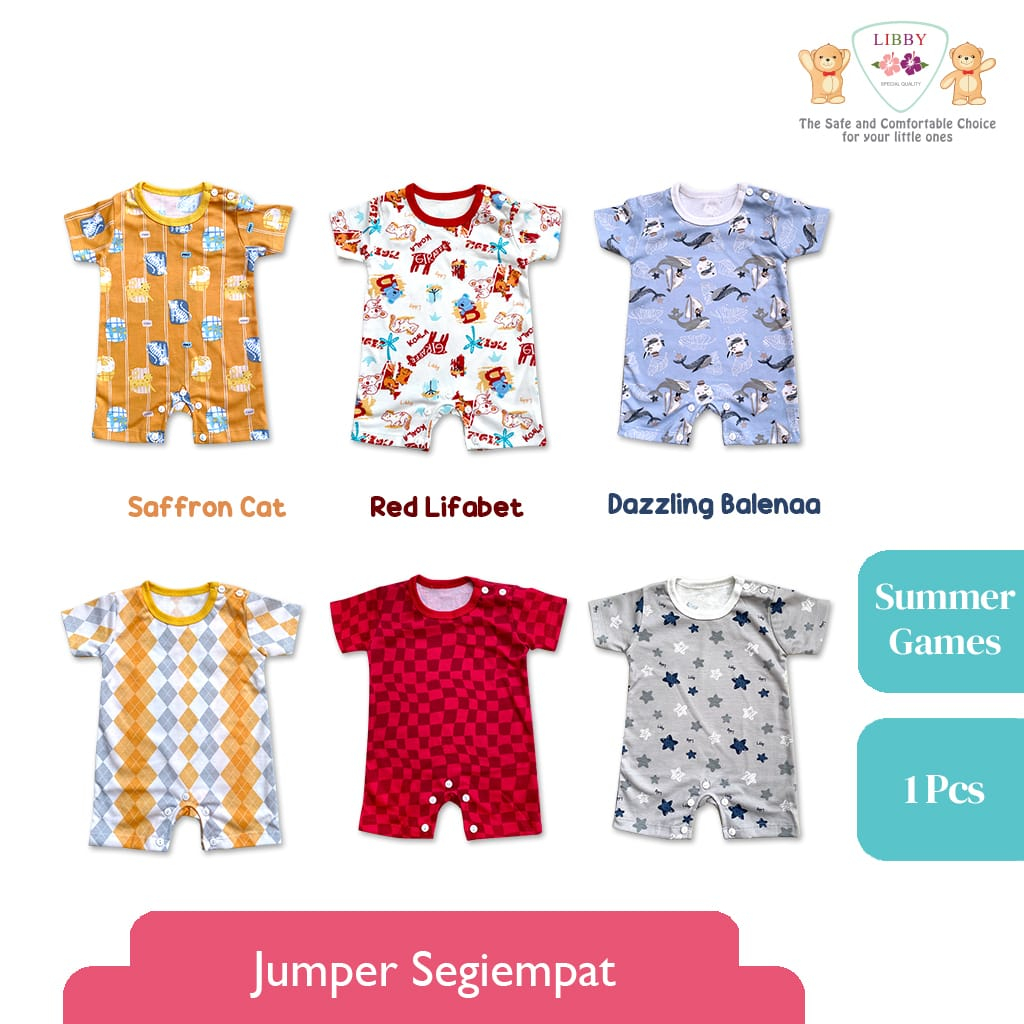 LIBBY Jumper Segiempat Motif Summer Games (1 pcs)