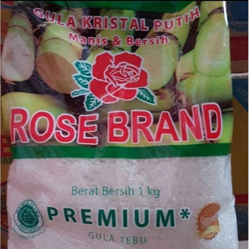 

Gula pasir Rose Brand kemasan 1 kg