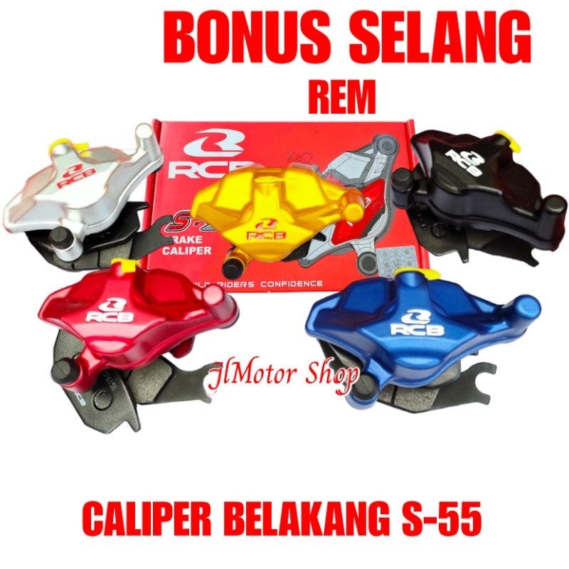 KALIPER CALIPER RCB S55 SONIC 150 R DEPAN BELAKANG - KEPALA BABI PALA BABI RCB S 55 SONIC 150 R DEPAN BELAKANG