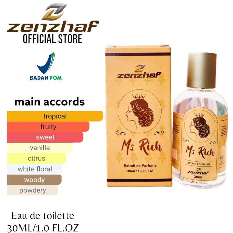 Extrait Parfume Ms.Rich 30ml Parfum Wanita