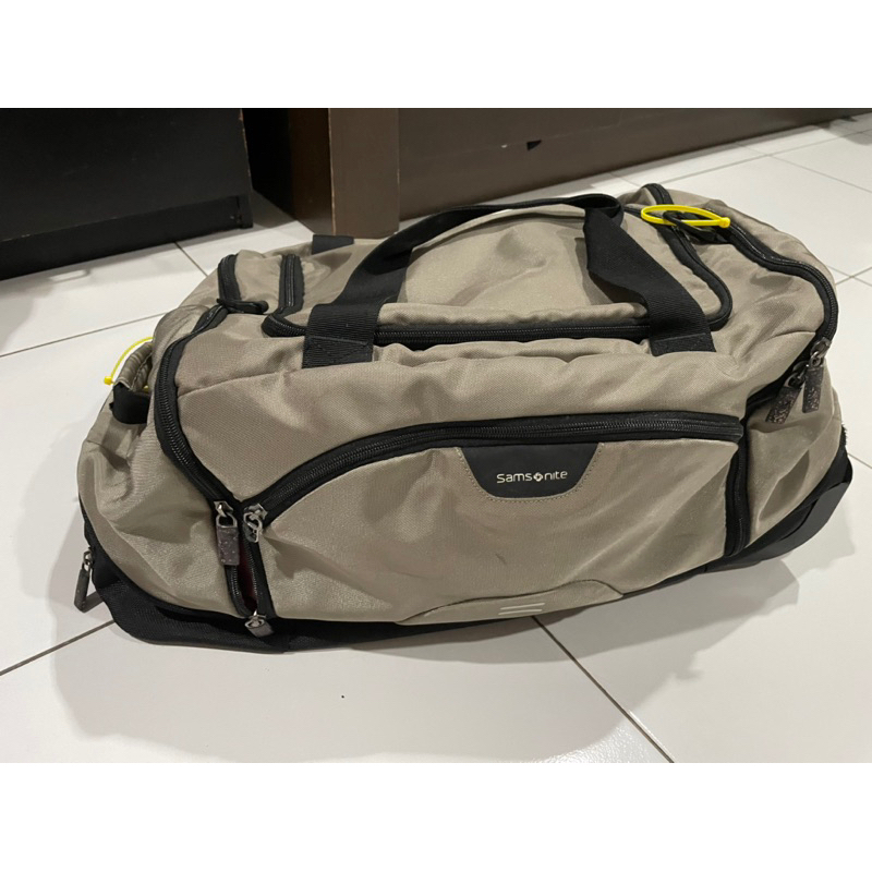 Tas SAMSONITE 2 wheeled Rolling Duffel Bag - Warna Moss Green/ Black