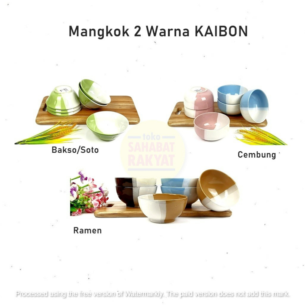 PM-Mangkok Ramen 2 Warna Kaibon 6 inch