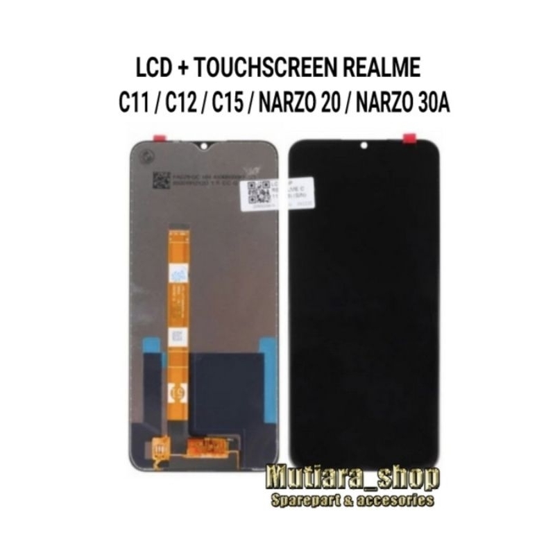 LCD REALME C11 / C12 / C15 / NARZO 20 / NARZO 30A FULLSET TOUCHSCREEN