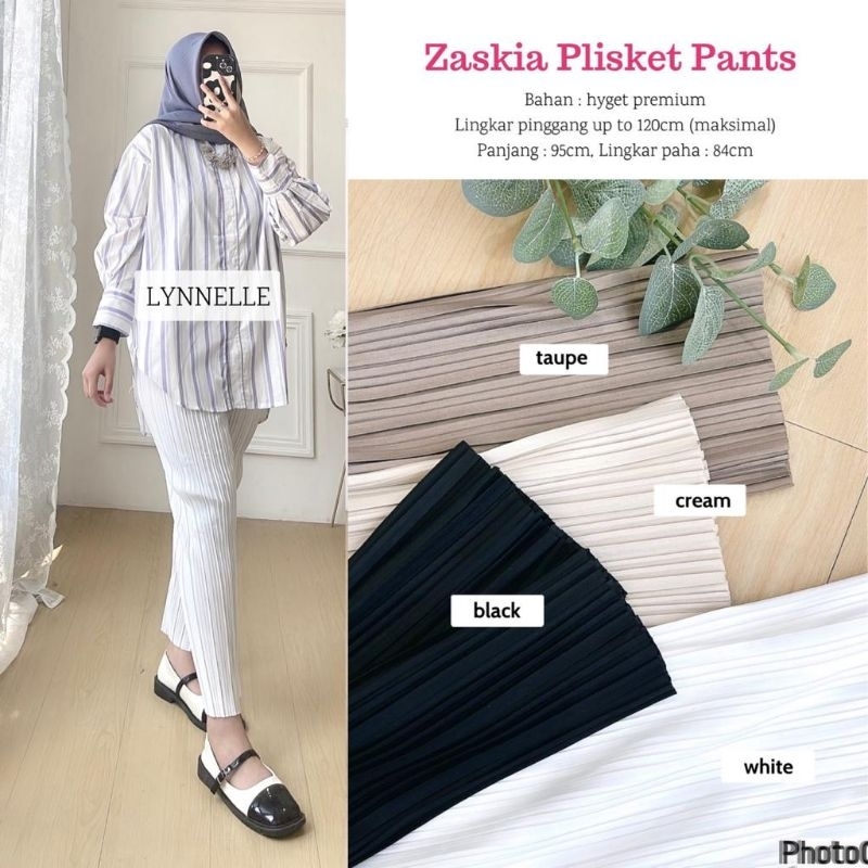 ZASKIA PLISKET PANT LYNELLE