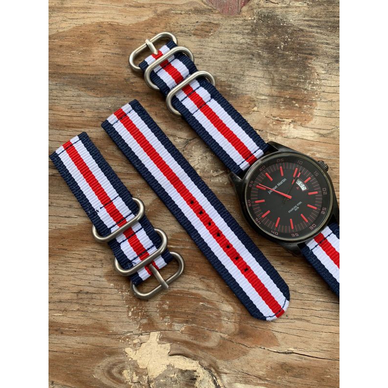 Strap tali jam tangan Nato kanvas military strap 3 warna