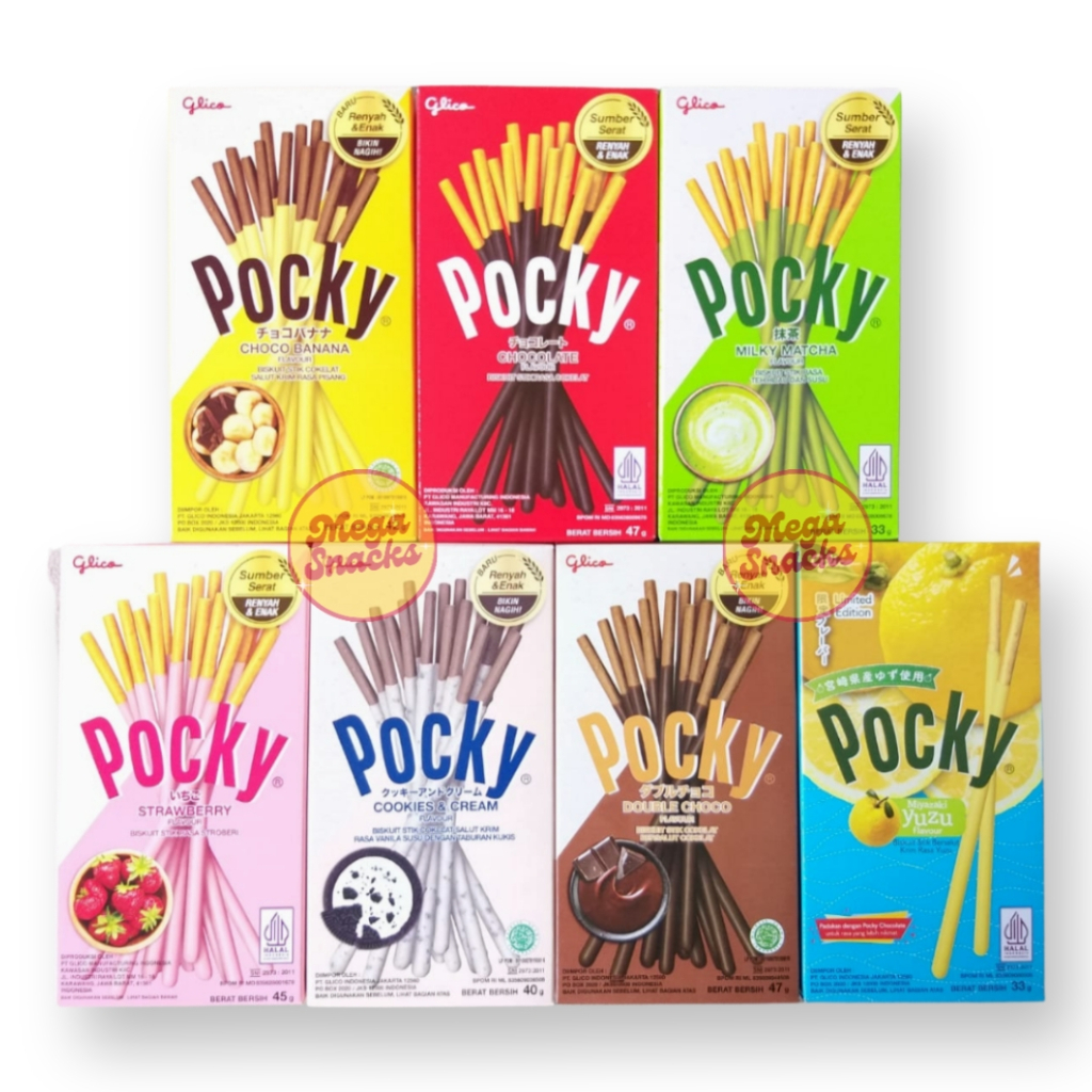 

[PROMO!!] Pocky Glico 40gr SATUAN / ECERAN - wafer cemilan hemat nikmat diskon termurah terkenal